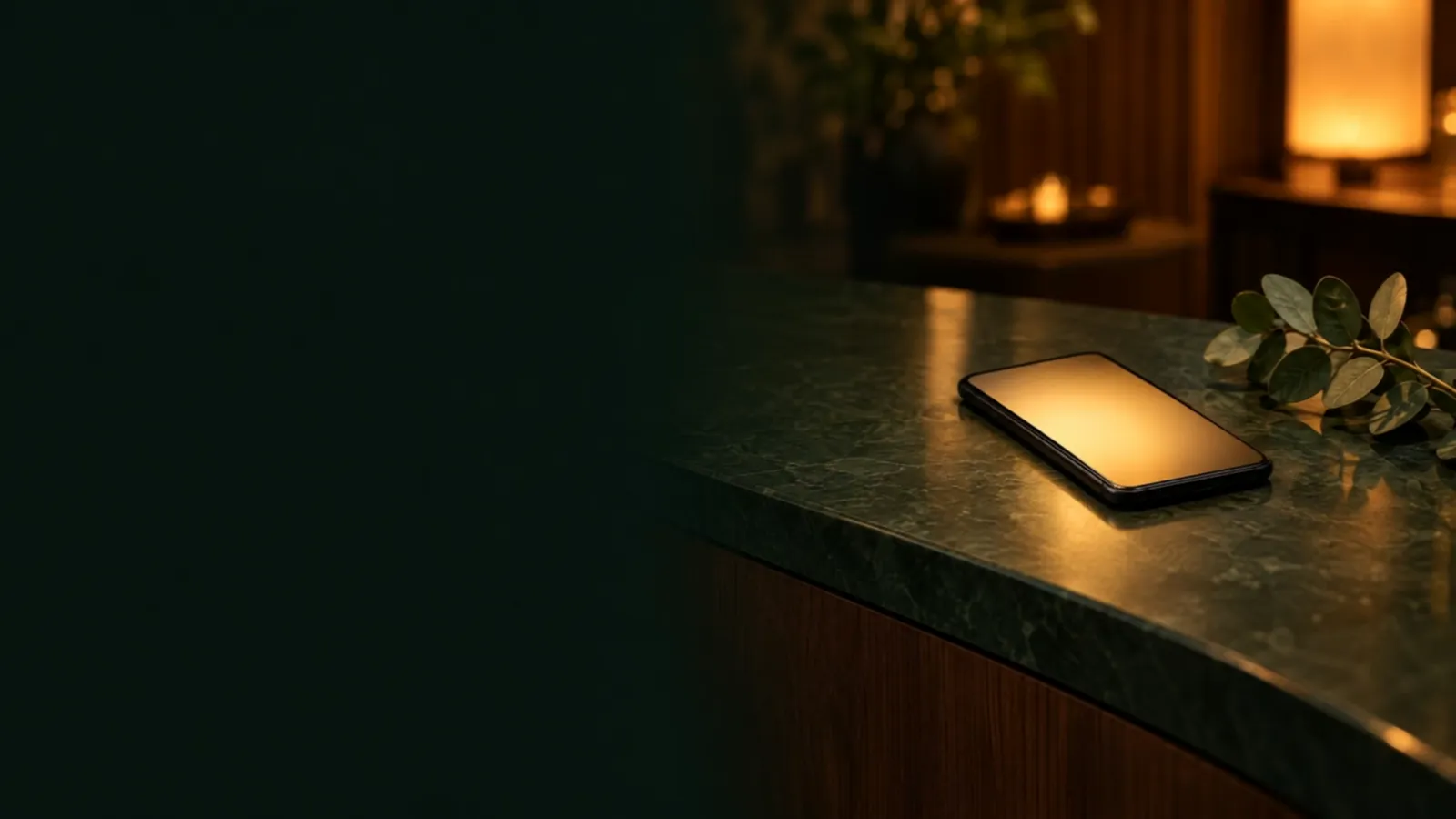 Une main se pose sur un téléphone qui sonne, sur le comptoir d'une clinique.